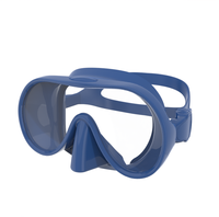 Ensemble de plongée en apnée 3 pièces, masque de plongée anti-fuite, lunettes de plongée, palmes de natation réglables, tube respiratoire en silicone souple pliable