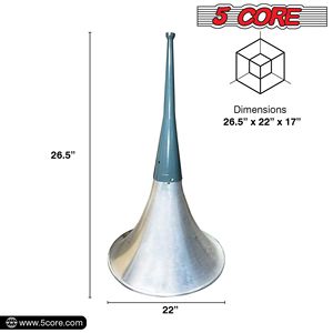 DB 5 core 22นิ้ว PA Horn ลำโพงกันน้ำในร่ม/กลางแจ้งทรัมเป็ตยาว60วัตต์หน่วยบีบอัดไดรเวอร์8ohm และ RMS - Product Image 5