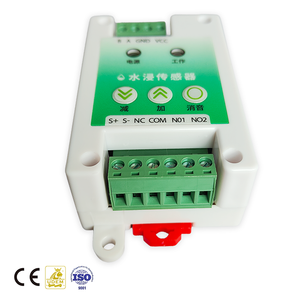 Sensor de Vazamento de Água e <span class=keywords><strong>Detector</strong></span> de Imersão em Água para Trilho DIN RS485 com Função Silenciosa, Ideal para Salas de Servidores e Data Centers - Product Image 1