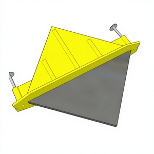 Plaque de support carrée en acier au carbone Black Diamond et manchons pour la construction extérieure - Product Image 3