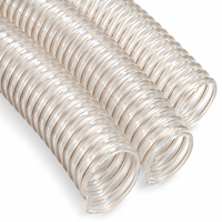 Conduit de ventilation, conduit renforcé, conduit transparent, tuyau de drainage en PVC spiralé