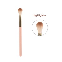 Pinceau professionnel rose nude pour fond de teint, correcteur, illuminateur et fard à paupières – Le best-seller des cosmétiques