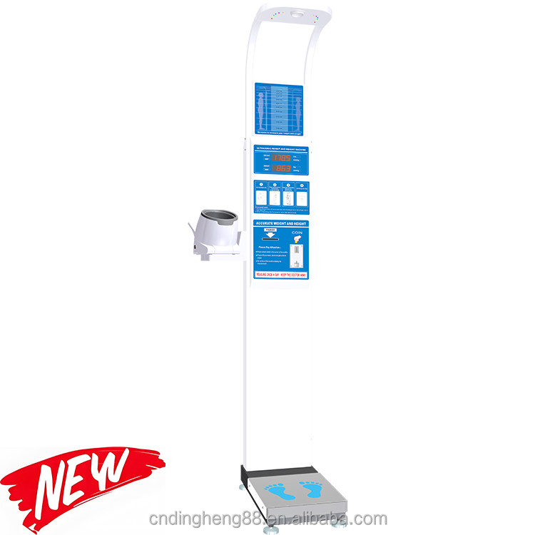 Coin Operated BMI Height Weight Scale