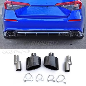 Accessoires décoratifs pour l'embout de l'échappement arrière de la Honda Civic 11ème génération 2022-2024 - Product Image 3