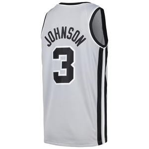 San Antonio pour hommes 2025 # 3 maillots de basket-ball personnalisés Johnson, chemises brodées, uniformes pour jeunes - Product Image 5