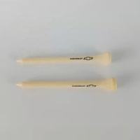 Prix d'usine Logo imprimé personnalisé Accessoires de golf Tees de golf en bambou naturel durable