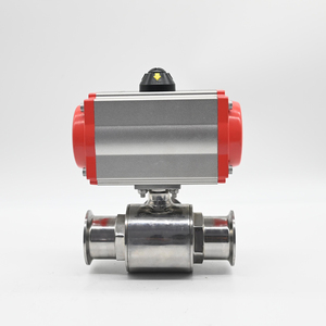 JTAIV Factory Manufacturing Sanitary Double Action SS304 Three Way <b>Quick</b> Installation <b>Clamp</b> Connection OEM - Product Image 2