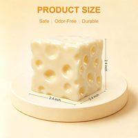 Vente en gros usine Squishy en TPR non rebondissant, saveur fromage et vaseline, saveur fromage et huile de coco