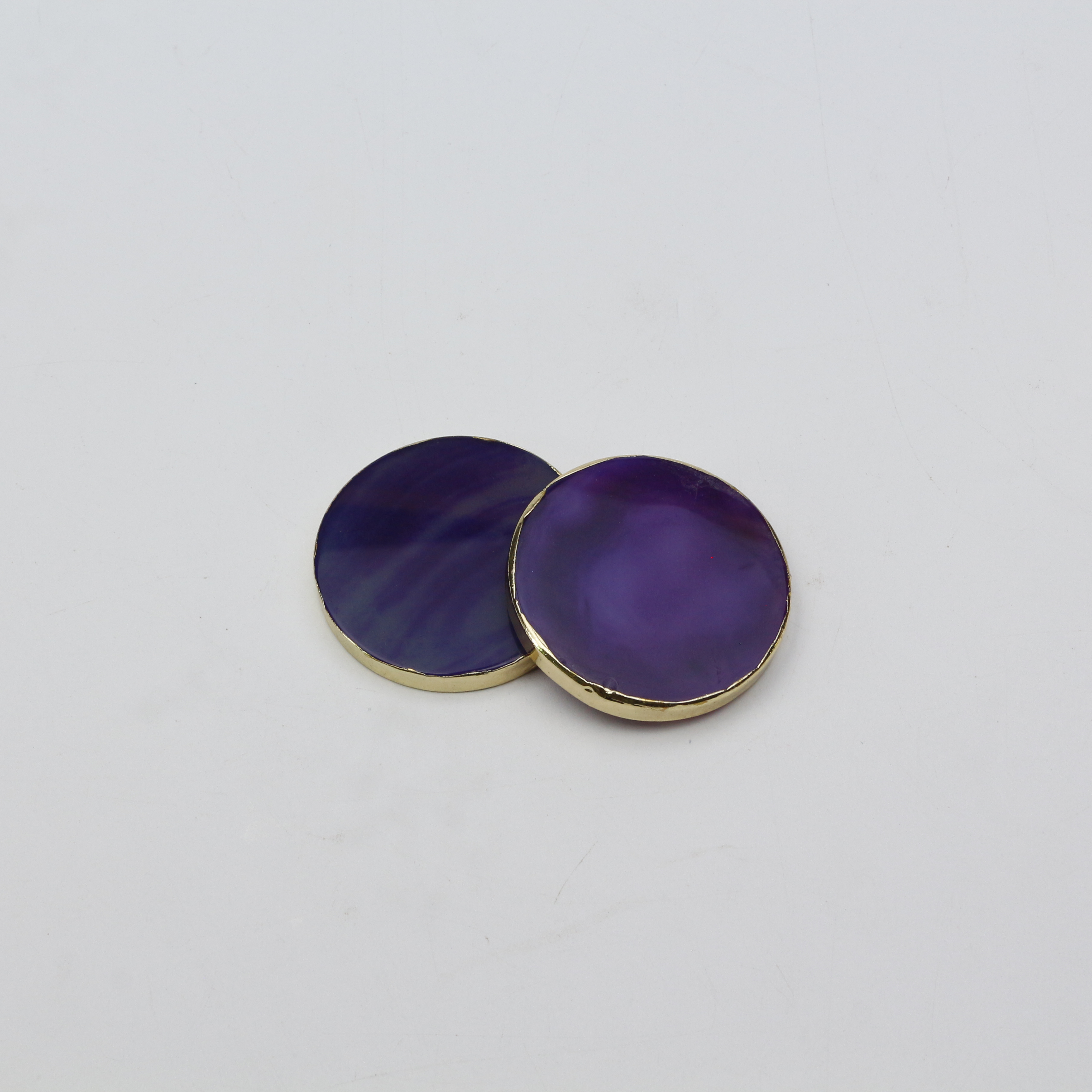 A6# Agate violette ronde