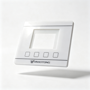 Panel Frontal de Equipo Blanco Personalizado OEM, Teclado de Membrana, Recubrimiento Adhesivo 300LSE, Ventana de Visualización, Etiqueta Antiarañazos In-Mould PET - Product Image 5