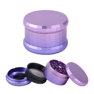 Offre Spéciale – Broyeur à Herbes en Alliage d'Aluminium Violet Dégradé, 4 Couches, pour Tabac et Accessoires Fumeurs - Product Image 3