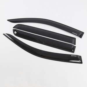 Accessoires extérieurs Pare-soleil latéral Pare-pluie Visière de porte Noir 2021 pour - Product Image 3