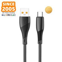 Kabel Data USB Type-C SDL Supplier Fast Charging 0.9m Bahan PVC 2A untuk Ponsel