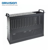 Encodeur vidéo HDMI modulaire ORIVISION 3U pour montage en rack, 16 canaux, H.265 H.264, 4K30, 1080P60, multi-flux