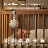 Machine à bruit blanc pour le sommeil des bébés, musique apaisante, aide les nourrissons à s'endormir dans le berceau, compagnon apaisant pour l'heure du coucher des nouveau-nés