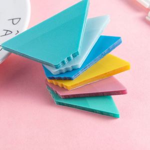 Transparent <b>Sticky</b> <b>Notes</b> Shining Special Shape Stationery Memo Pads School Supplies Notepads - Product Image 4