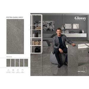 Azulejos de porcelana para suelo y pared de diseño moderno, imitación mármol, 600x1200mm - Product Image 5