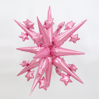 Ballon en aluminium étoile éclatante 4D monobloc de 42 pouces en forme de goutte d'eau pour mariage, anniversaire, fête de Noël - Vente en gros