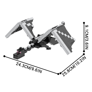 MOC1151 크리에이티브 시리즈 엔더 드래곤 마인크래프트 피규어 모델 교육용 완구 애니메이션 피규어 빌딩 블록 어린이 장난감 - Product Image 2