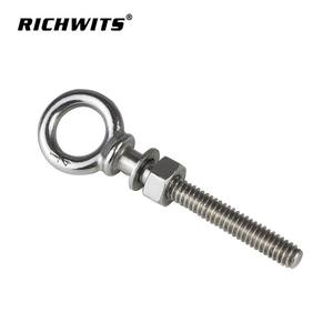 Boulons à œil en acier inoxydable 316 American Standard G277, vis à œil filetées UNC, accessoires de gréement marin pour bateaux - Product Image 4