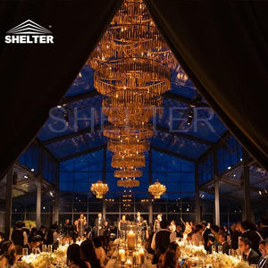Gran techo transparente superior 40x60 boda evento tienda de campaña de lujo Big Clear Span fiesta carpa para eventos al aire libre - Product Image 1