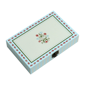 Großhandel FSC BSCI Custom ized MDF Klapp Schöne Holz schmuck Schatz Andenken Aufbewahrung sbox - Product Image 3