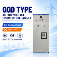 Armoire de distribution électrique basse tension GGD triphasée 400V CA, unité de panneau de commande directe usine