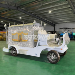 Chariot de corbillard tiré par des chevaux de qualité Design moderne cercueil funéraire chariot à chevaux chariot de corbillard tiré par des chevaux d'argent Angleterre - Product Image 4