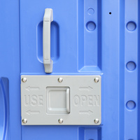 Toppla 190L Grand réservoir de déchets, toilettes préfabriquées, toilettes mobiles en plastique, lavabos portables, fabricant de toilettes portables