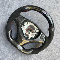 Volant de direction RPPF de haute qualité en cuir et fibre de carbone sur mesure à 3 branches, taille de la poignée 50 mm, pour E90/E92/328i