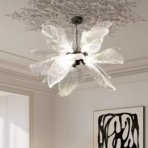 Luminaire suspendu de style français, luminaire de luxe pour restaurant, salle de dressing, magasin de vêtements, luminaire décoratif - Product Image 2