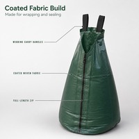 Sacs d'irrigation goutte à goutte TAK de 15 gallons, réutilisables, robustes, à libération lente, en PVC de qualité supérieure, pour l'utilisation en jardin