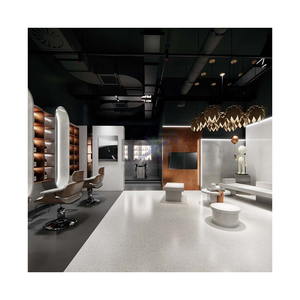 LUX Diseño único de tienda de salón Personalizable Fábrica-Equipo de barbería personalizado Muebles Salón de belleza Tienda Vitrinas de exhibición - Product Image 1