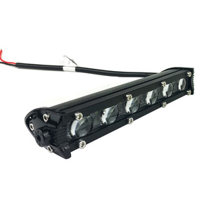 ไฟส่องสว่างสำหรับรถยนต์แบบแถวเดียวขนาด 7 นิ้ว 60 วัตต์ 6LED พร้อมเลนส์ลำแสงสูง สำหรับใช้งานกลางแจ้งและออฟโรด แรงดันไฟฟ้า DC 10-30V - Product Image 3