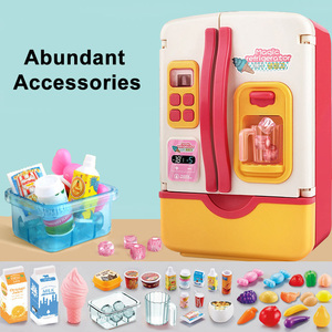 Vente en gros de mini glaçons à pulvérisation électrique rose Réfrigérateur Ensemble de jeu Appareils de <span class=keywords><strong>cuisine</strong></span> Jouet pour enfants Cadeau pour filles et garçons - Product Image 6