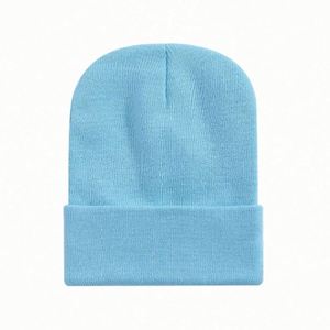 For Men Women Men's Acrylic Cuff Beanie Slouchy Knit Cap Warm Winter <b>Hat</b> Promotion Gift - Product Image 3