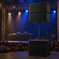 Sistem Suara Line Array NEARSTAR TW10S Self Powered 2+1 untuk Sewa Konser dan Produksi Panggung Mobile