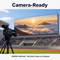 Module d'affichage LED extérieur P2.5 2.5mm SMD1415 IP65 4500 nits lisible en plein soleil 4200Hz sans lignes de balayage 320x160 Panneau d'affichage