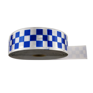 Khả năng hiển thị cao PVC Blue & White phản chiếu Checker <span class=keywords><strong>Tape</strong></span> cho an toàn - Product Image 2