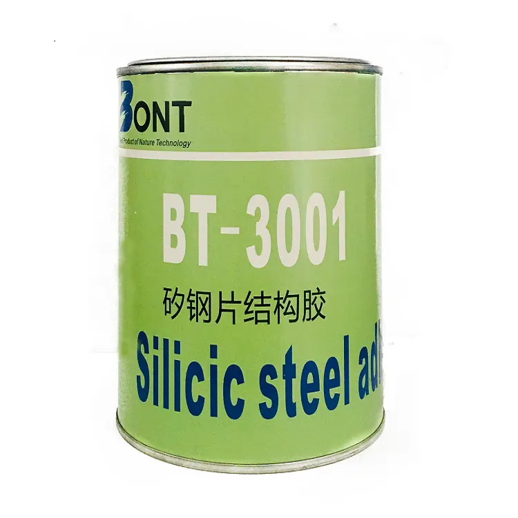 BT-3001 Perekat Struktural Lembaran Baja Silikon Memiliki Bau Lebih Sedikit, Penampilan Bagus, Kecepatan Pengeringan Cepat dan Kekuatan Ikatan Tinggi