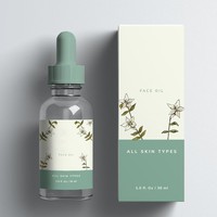 Boîte de bouteille de sérum compte-gouttes vide personnalisée emballage boîtes d'emballage d'huile essentielle boîte cosmétique emballage pour soins de la peau