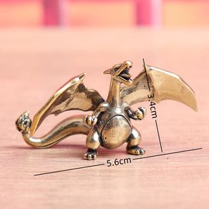Ornement en métal Dragon volant, jouet Scorpion, statue en laiton, décoration animale - Product Image 6