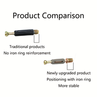 Konektor Furnitur 3 in 1, Pengunci Cam, Baut Penghubung, Pasang Dowel untuk Perakitan Furnitur Flat Pack Lemari dan Kabinet
