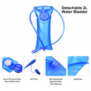 Bolsa de Hidratación LUPU Desmontable de 2L, Plegable e Impermeable, para Ciclismo, Escalada y Senderismo - Product Image 3