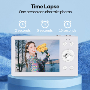 กล้องวิดีโอและถ่ายภาพเซลฟี่วีล็อกคุณภาพสูง สไตล์เรโทร ความละเอียด 4K 64MP ซูมดิจิตอล 16 เท่า หน้าจอ 2.8 นิ้ว เซ็นเซอร์ดิจิตอล CCD - Product Image 3