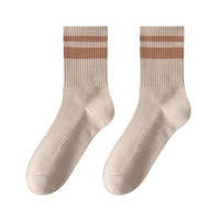 Chaussettes d'été décontractées OEM pour hommes en coton et élasthanne, rayées, à logo personnalisé, pour le sport, le cyclisme et la course, absorbant la transpiration et respirantes, vente en gros