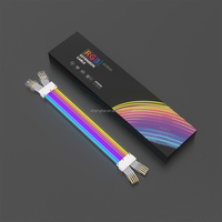 Nouveau câble ARGB pour ordinateur avec DC Neon Flex LED droite RGB mâle à femelle en cuivre et PVC en stock!