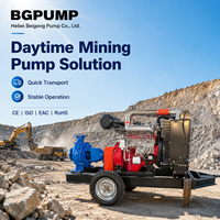 Bomba Centrífuga de Alta Presión para Minería, Bomba de Dragado Diésel, Bomba Centrífuga Multietapa Resistente al Desgaste para la Industria Minera
