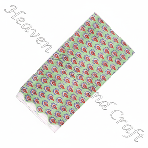 100% algodón orgánico Jaipuri Sanganer Dabu estampado mano bloque Floral impreso traje camisa tela correr ropa diario Kaftan Kimono - Product Image 1