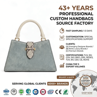 Silbergraue Weiche PU-Leder Handtasche Luxuriöse Elegante Minimalistische Henkeltasche Schultertasche Tägliche Schicke Damenhandtasche OEM Maßanfertigung